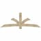 Ekena Millwork Davenport Rough Sawn Timber Gable Bracket, Douglas Fir, 96"W x 36"H x 6"D x 6"F, 9/12 Pitch GBW096X36X0606DAV00RDF - alternate 1